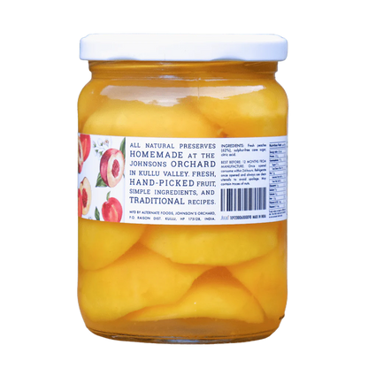 4 x PACK Bottled Peaches 500g (Thin Cut) - Big Bear Farms