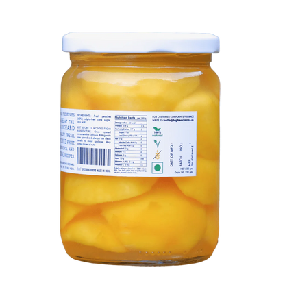 4 x PACK Bottled Peaches 500g (Thin Cut) - Big Bear Farms