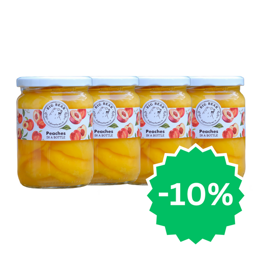 4 x PACK Bottled Peaches 500g