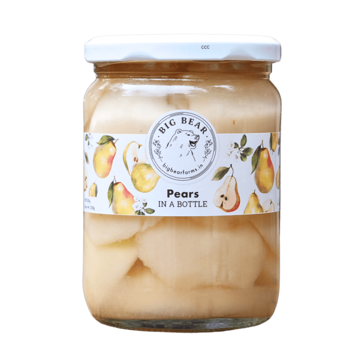 Bottled Pears 500g - Big Bear Farms