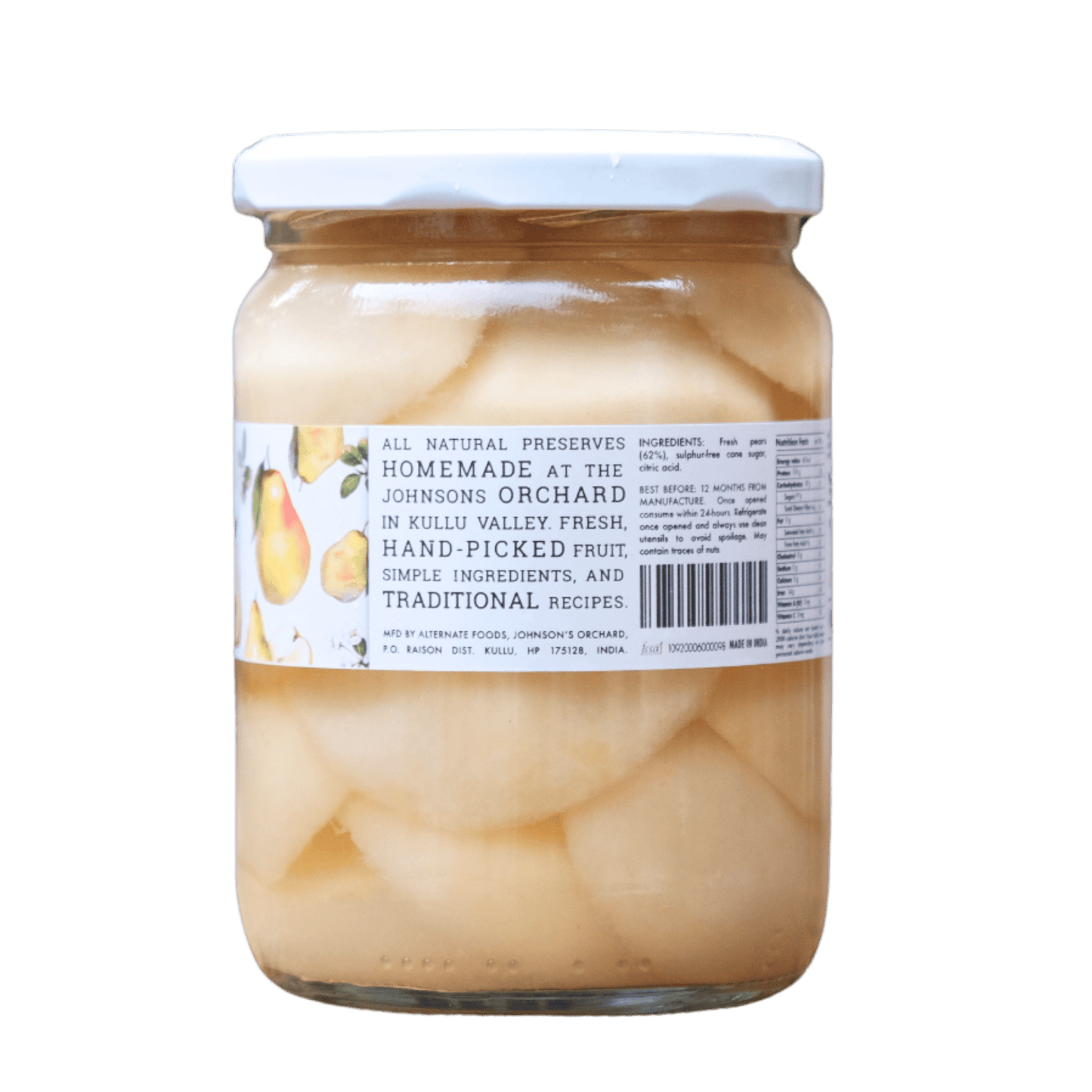 Bottled Pears 500g - Big Bear Farms