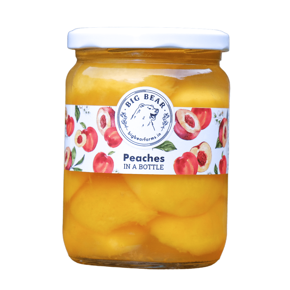 Bottled Peaches 500g - Big Bear Farms