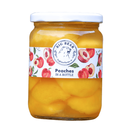 Bottled Peaches 500g - Big Bear Farms