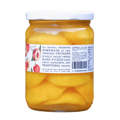 Bottled Peaches 500g - Big Bear Farms